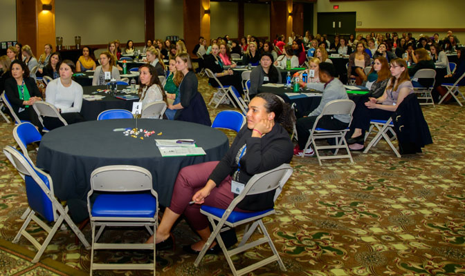 More than 150 women attended the GNAC's second-annual Women in Sports seminar Saturday.